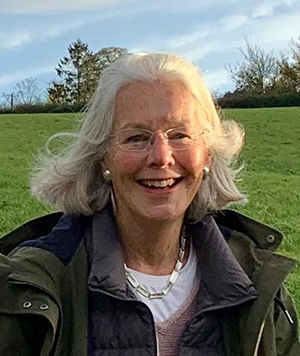 Anne from Tewin walking in countryside